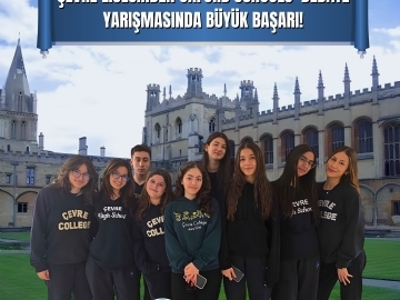 Çevre Lisesinden Oxford Schools’ Debate Yarışmasında Büyük Başarı!